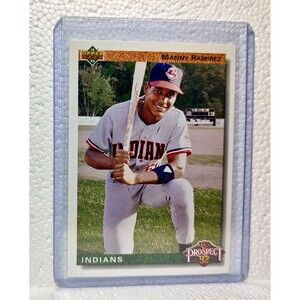 Manny Ramirez 1992 Upper Deck MLB #63 Top Prospect Card Kinston Indians